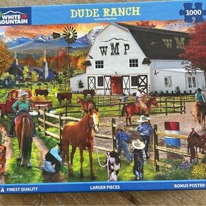 White Mountain Dude Ranch Puzzle - 1000 Pieces